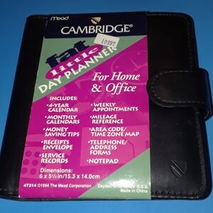 1994 Unused Cambridge by Mead Fat Little 4 Year Day Planner
